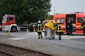 Kesselwagen undicht Gueterbahnhof Koeln Kalk Nord P099